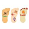 Colorations Colors Like Me Feet, Set of 24, 4 Colors, Glossy Cardstock Feet Shapes – People Cutout, Skin Tone & Color, Multicultural Paper, Classroom Decorations, Arts & Crafts