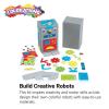 Colorations DIY Robot Foam Craft Kit for Kids, Set of 12, EVA Foam, Paper Mache, Self-Adhesive, No-Glue, STEM, STEAM, Science, Robotics, Early Learning, Teacher