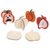 Colorations Easy Build 2-Piece Pumpkin, Set of 6, for Decorating, Halloween, Fall, Thanksgiving, DIY, for Kids, Classroom, Arts & Crafts, Projects for kids