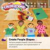 Colorations Multicultural Big People Shapes Set of 24, Multicultural Glossy Card, Skin Color Paper, Kids Around The World, Cardboard People, People Shapes, Multicultural, Diversity