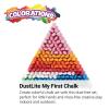 Colorations My First Stubby Chalk Multipack Multicolor Set of 160 Arts and Crafts Material for Kids (8 Colors) (STUBCHALK)