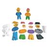 Colorations Scarecrow Craft, Set of 12, Scare crow, Halloween, Fall, Craft Activity, Arts & Crafts, for Kids, Classroom, Home School