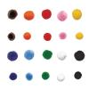 Colorations Super Fluffy Soft Acrylic Mini Pom Poms, Set of 450, 1/4 to 1/2 inch, Resealable Bag, for Kids, Arts & Crafts, DIY Crafts, Hobby Supplies, Creative Craft DIY Material, Quality