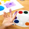 Colorations Washable Finger Paints, 16 fl oz, Brown, Non-Toxic, Creamy, Vibrant, Kids Paint, Craft, Hobby, Fun, Art Supplies, Young kids, finger painting, hand painting(Assorted  Set of 6)