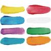 Colorations Washable Finger Paints, 16 fl oz, Brown, Non-Toxic, Creamy, Vibrant, Kids Paint, Craft, Hobby, Fun, Art Supplies, Young kids, finger painting, hand painting(Assorted  Set of 8)