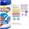 Colorations Washable Finger Paints, 16 fl oz, Brown, Non-Toxic, Creamy, Vibrant, Kids Paint, Craft, Hobby, Fun, Art Supplies, Young kids, finger painting, hand painting(Assorted  Set of 10)