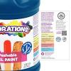 Colorations Washable Gel Paint Gallon, Blue(Yellow)