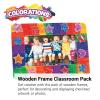 Colorations Wooden Frame Classroom Pack Classroom Supplies for Arts and Crafts (Set of 50) (Item # DECORATE)