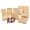 Colorations Wooden Frame Classroom Pack Classroom Supplies for Arts and Crafts (Set of 50) (Item # DECORATE)