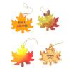 Colorations Wooden Leaf Ornaments, Set of 12, Natural wood, Ready to Decorate, DIY, Fall Decoration, Arts and Crafts, Fall Crafting, Classroom, Teacher, Crafts, Thanksgiving, Nature