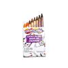 Colors Like me Crayons 8 Clrs & 8 Regular Crayons, Regular Size, 12 Packs of Each