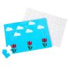 COLORATIONS Decorate Your Own Blank Jigsaw, Set of 24, Made of Thick Grey Board and pre-Cut into 36 Interlocking Pieces (Item # LARCOM24)