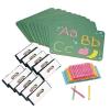 Colorations Chalk Board Boards, Erasers, Chalk for 10 Students, School Art Supplies, Art Supplies, Craft Projects, Children, Gift, Classroom, Home, Coloring