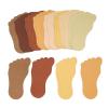 Colorations Colors Like Me Feet, Set of 24, 4 Colors, Glossy Cardstock Feet Shapes – People Cutout, Skin Tone & Color, Multicultural Paper, Classroom Decorations, Arts & Crafts