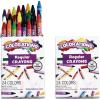 Colorations Crayons, 24 Colors, Non Toxic Crayons, Crayons for Kids, Crayons for Toddlers, Kids Crayons, Coloring, Drawing, Toddler Crayons, Toddler Art Supplies, Preschool Crayons(2 Packs)