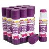 Colorations® Jumbo Washable Disappearing Purple Glue Sticks, Set of 12, 1.41 oz each, Non Toxic & Acid Free, Easy to See Where it is Applied & Dries Clear, Washable Glue, Use at School, Home or Office(Small)