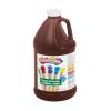 Colorations Paraben-Free Simply Washable Tempera Paint for Kids – 1/2 Gallon Value Size, Vibrant Brown. Non-Toxic and Made in The USA(Brown)