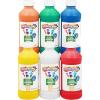 Colorations Paraben-Free Washable Tempera Paint for Kids – 8 Ounce Bottles, Set of 6 Primary Colors, Non-Toxic and Made in The USA(Rainbow  6 Pack)