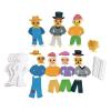 Colorations Scarecrow Craft, Set of 12, Scare crow, Halloween, Fall, Craft Activity, Arts & Crafts, for Kids, Classroom, Home School