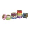 Colorations® Whimsical Printed Craft Washi Tape for Craft Projects, Arts, DIY Crafts, Bullet Journal Supplies, Planners, Scrapbook, Card/Gift Wrapping, 12 Patterns, Craft Tape