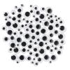 Colorations Wiggly Eyes in Multiple Sizes for Crafts – 100 Pieces.