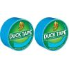 Duck Brand 280621 Metallic Color Duct Tape, Chrome, 1.88 Inches x 10 Yards, Single Roll, 1.88″ x 10 yd(Electric Blue)