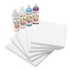 Pouring Art Paint Kit, 6 Stretched Canvas with 4 Colors of Pouring Art Paint, Bio Color Paint, Quality Canvas