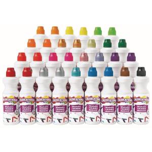 Dabber Markers, Washable, Primary Colors, 8 Colors, Dot Markers, Bingo Markers, Dab and Dot Markers for Children, Kids, Pre-School, Toddlers, Non Toxic, Easy to Use, Art & Craft Suppli (Item # SPONGE)(Assorted Set)
