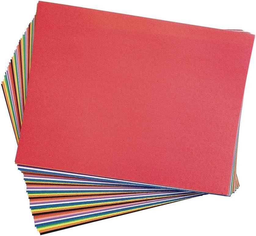 imageConstruction PaperAssorted Colors9 inches x 12 inches200 SheetsHeavyweight Construction PaperCraftsArtKids ArtPaintingColoringDrawingCreatingPaperArt ProjectAll PurposeAssorted
