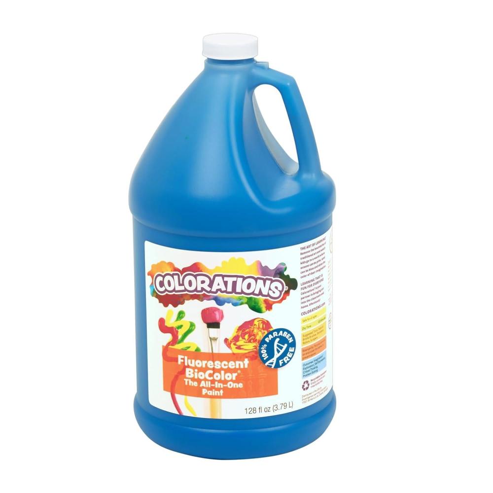 imageBioColor FGBIOBL Paint Fluorescent Blue  1 galBlue