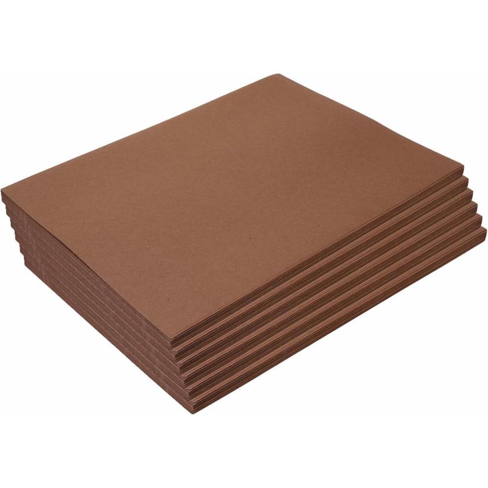imageColorations 9quot x 12quot Mediumweight Construction Paper Assorted Colors  500 Sheets Bulk Pack Art Paper Arts and Crafts School Supplies Drawing Coloring Painting 3D Art PaperDark Brown