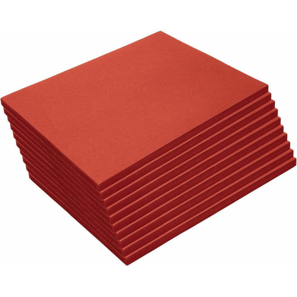 imageColorations 9quot x 12quot Mediumweight Construction Paper Assorted Colors  500 Sheets Bulk Pack Art Paper Arts and Crafts School Supplies Drawing Coloring Painting 3D Art PaperRed