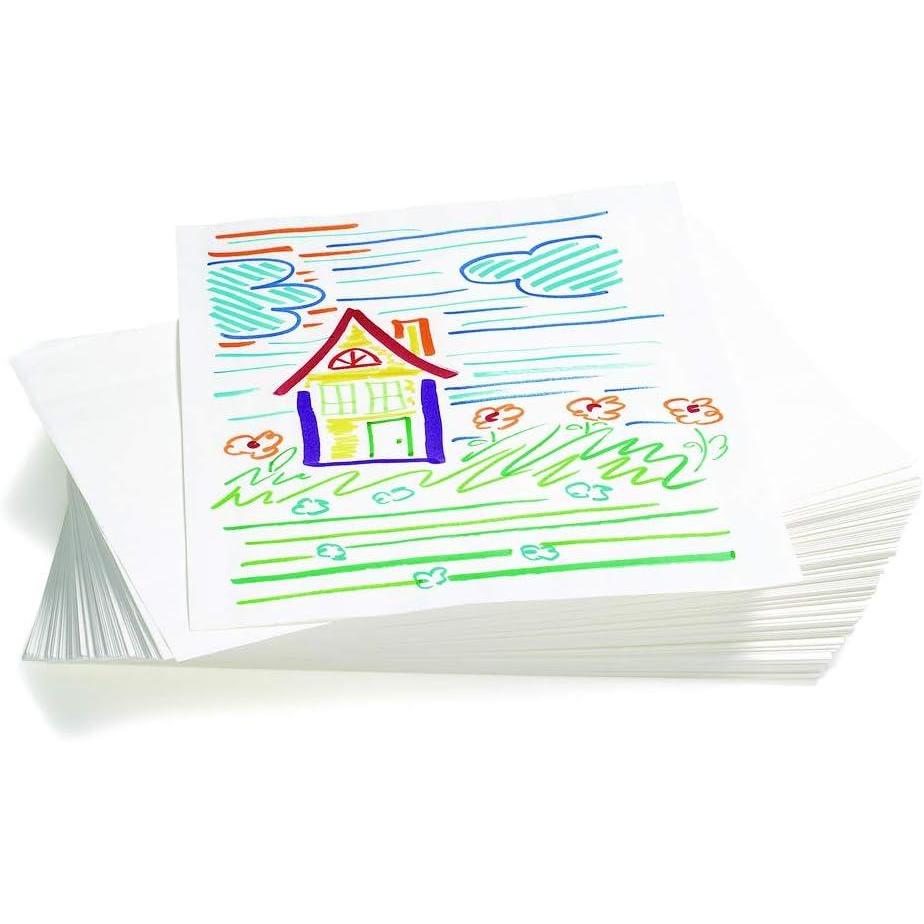 imageColorations Manila Paper  Heavyweight 50lb 9 x 12 Inches 500 Sheets  School ampamp Art Supplies for KidsWhite Sulphite Paper