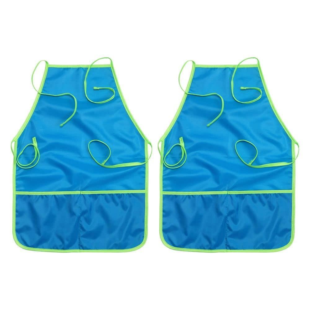 imageColorations r 2 Water Proof Apron Easy to tie Strings at Neck and Back Perfect for Kids