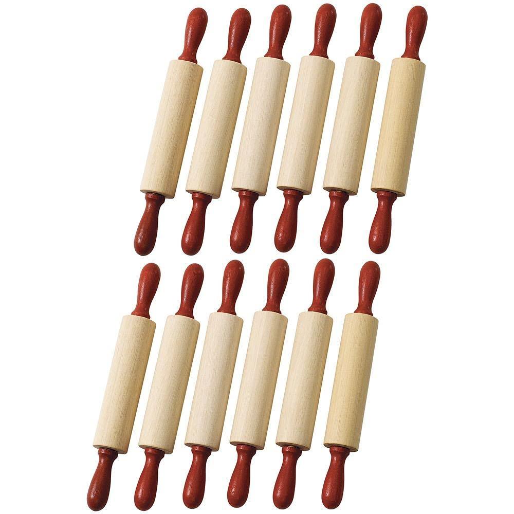imagePlay Dough Rolling Pins Set of 12 Quality Multipack Item  12RP