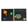 Colorations Black Canvas – Set of 12, 8″ x 8″