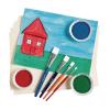 Colorations Flat Paint Brush Kit, Set of 12, Kids Paint Brushes, Paint Brushes for Children, School Art Supplies, Art Supplies, Craft Projects, Ideal for Small Hands, Ideal for Most Paint Mediums