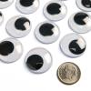 Colorations JWE Jumbo Wiggly Eyes, Black (Pack of 100)