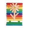 Colorations Jumbo Colored Wood Craft Sticks Tongue Depressors, 500 Pieces, All Natural, , 1mm Thick, 8 inches x 1 inch Each