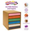 Colorations Lightweight Construction Paper with Organizer – 2200 Sheets – 9″ x 12″, Assorted Colors, Bulk Arts and Crafts Supplies, Classroom Must Haves(6 Colors  Set #2)