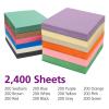Colorations Lightweight Construction Paper with Organizer – 2200 Sheets – 9″ x 12″, Assorted Colors, Bulk Arts and Crafts Supplies, Classroom Must Haves(12 Colors  Standard Pack)