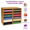 Colorations Lightweight Construction Paper with Organizer – 2200 Sheets – 9″ x 12″, Assorted Colors, Bulk Arts and Crafts Supplies, Classroom Must Haves(12 Colors  Smart Pack)