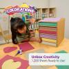 Colorations Lightweight Construction Paper with Organizer – 2200 Sheets – 9″ x 12″, Assorted Colors, Bulk Arts and Crafts Supplies, Classroom Must Haves(6 Colors  Set #1)