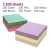 Colorations Lightweight Construction Paper with Organizer – 2200 Sheets – 9″ x 12″, Assorted Colors, Bulk Arts and Crafts Supplies, Classroom Must Haves(6 Colors  Set #1)