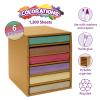 Colorations Lightweight Construction Paper with Organizer – 2200 Sheets – 9″ x 12″, Assorted Colors, Bulk Arts and Crafts Supplies, Classroom Must Haves(6 Colors  Set #1)