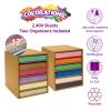 Colorations Lightweight Construction Paper with Organizer – 2200 Sheets – 9″ x 12″, Assorted Colors, Bulk Arts and Crafts Supplies, Classroom Must Haves(12 Colors  Standard Pack)
