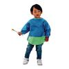 Colorations Long Sleeve Polyester, Set of 4, Machine Washable, 30″ Wide and 16″ Long, Soft and , Kids Smock, Crafting Smock, Smock for Children, Painting Smock