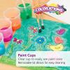 Colorations No-Spill White Lid Tempera Paint Cups for Kids Value Classroom Pack Painting Supply (10 pack), Model:10WPC