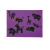 Colorations Scratch Art Animal Stickers 100 Stickers (Item # SCRSTICK)