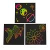 Colorations Scratch Art Boards – 500 Boards with 100 Sticks